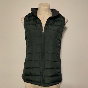 Hooded puffer vest